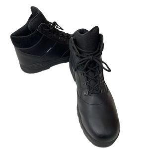 Rothko Tactical Boots Black Leather 6" Mens Size 14